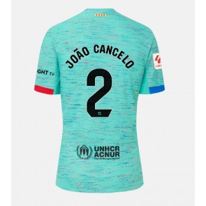 Barcelona Joao Cancelo #2 Replica Third Stadium Shirt 2023-24 Short Sleeve
